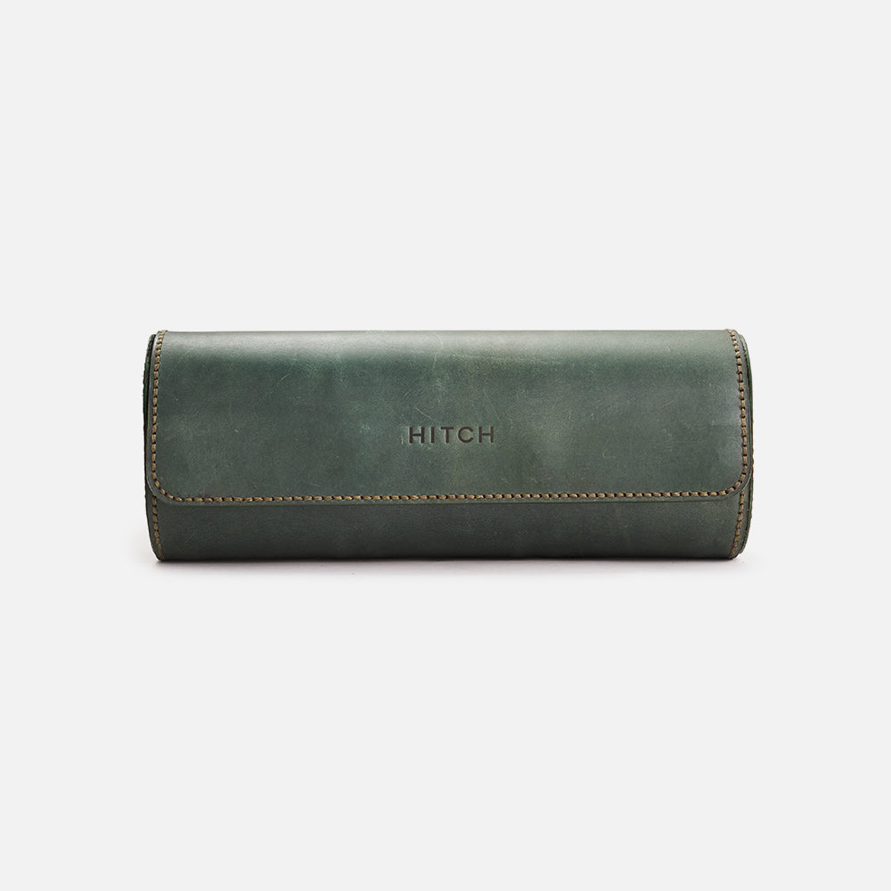 Premium Watch Case - Natural Leather - Fits 3 Watches