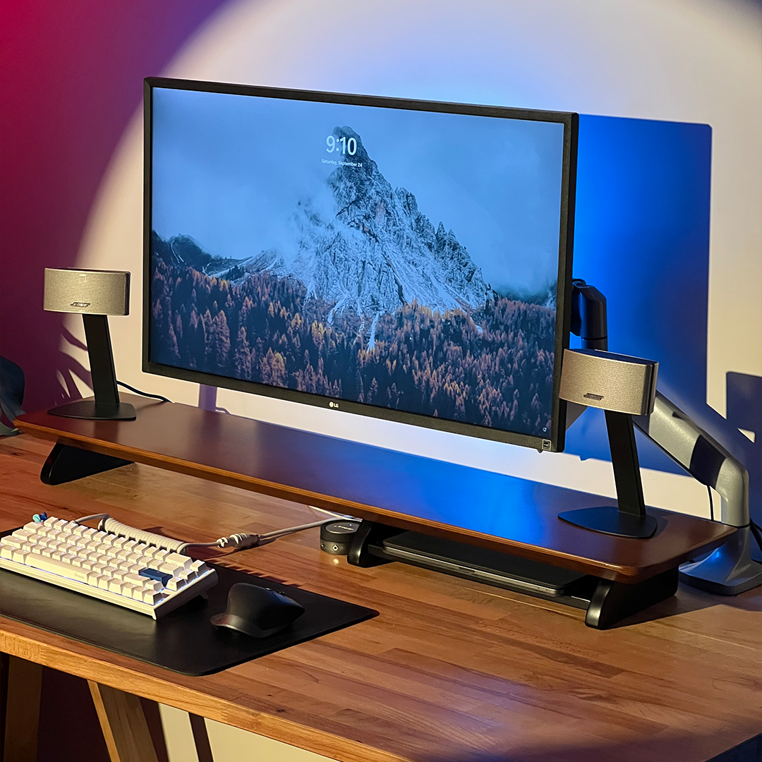 Woodsy Premium Monitor Stand - Desk Shelf