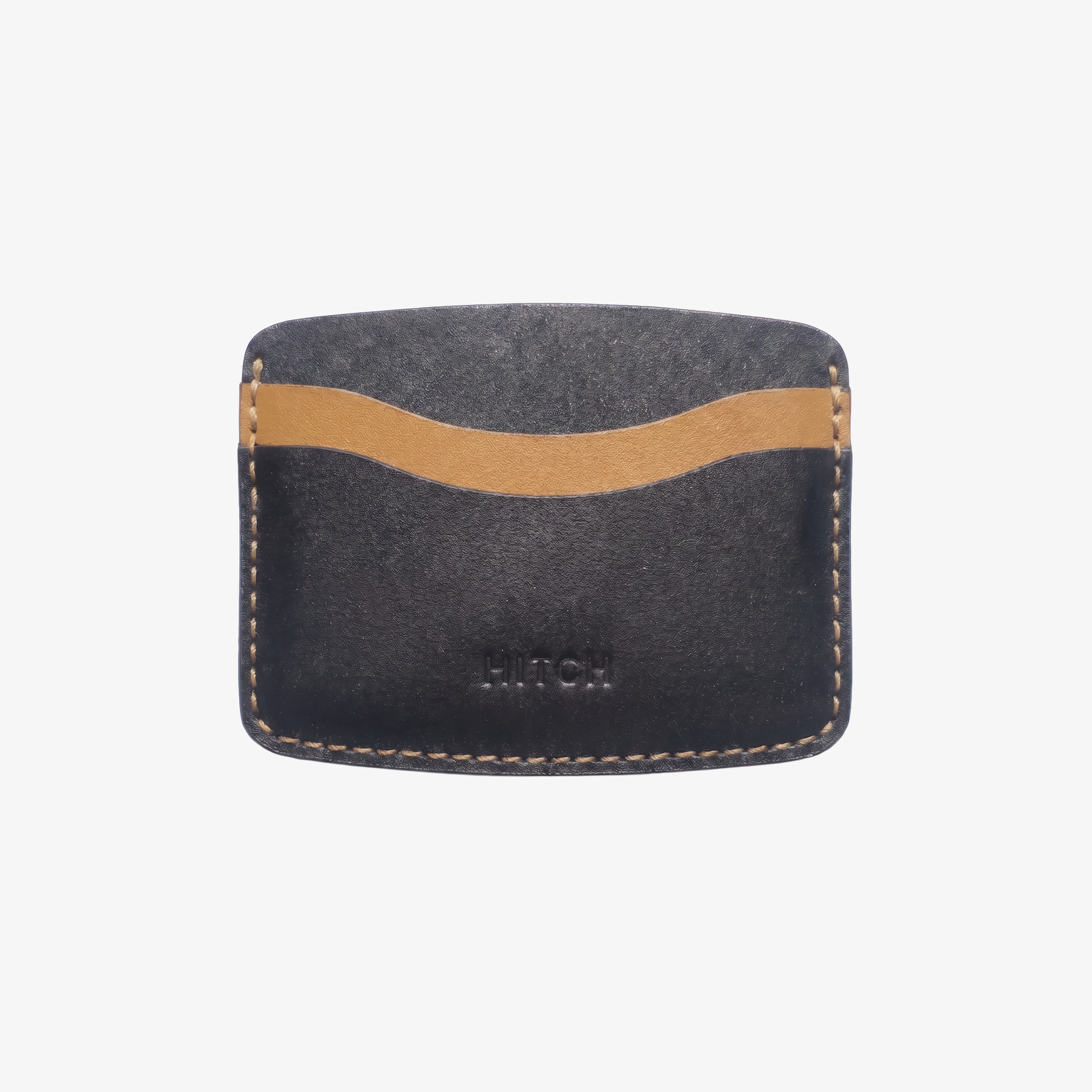 Ripple Cardholder - Black / Camel