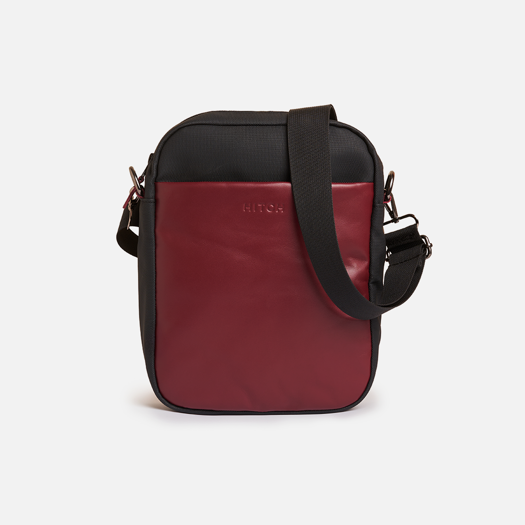 Courier - Crossbody Bag - Burgundy