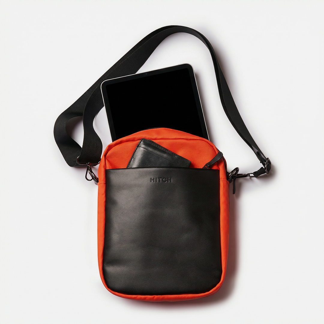 Courier - Crossbody Bag - Orange