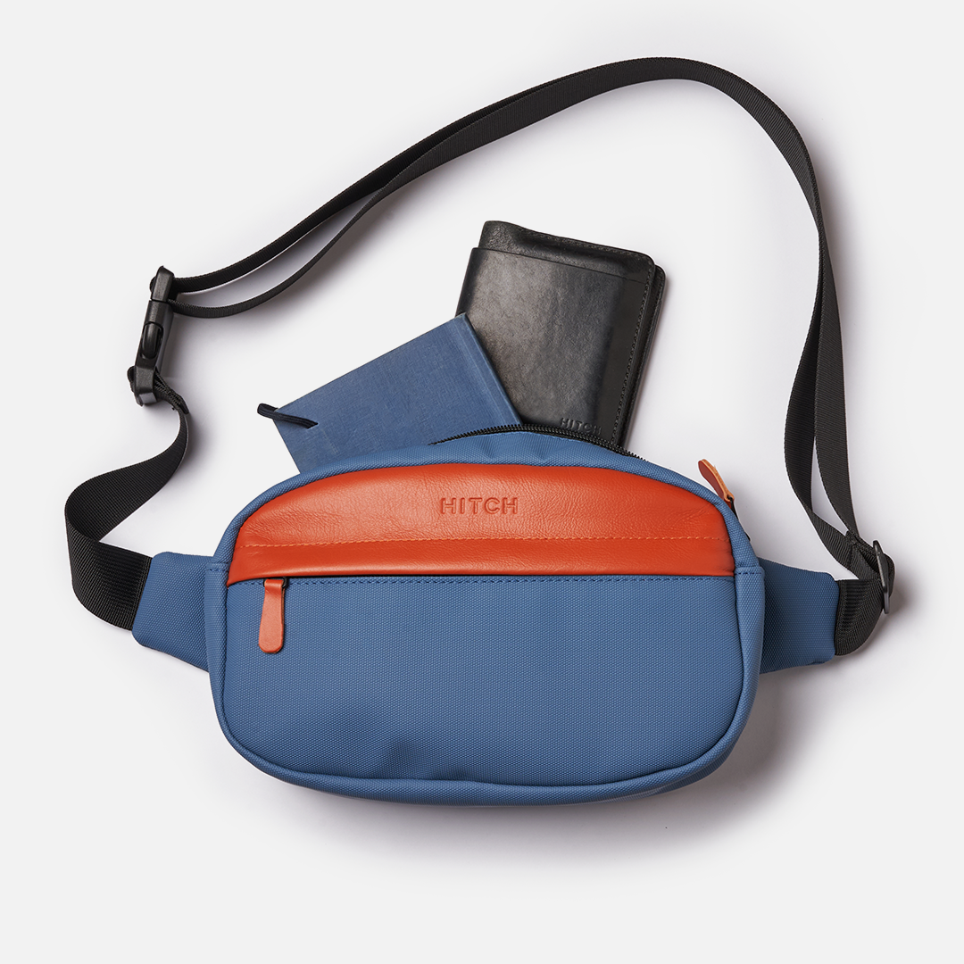 Urban Crossbody - Fanny Pack 2.0 - Orange/Navy