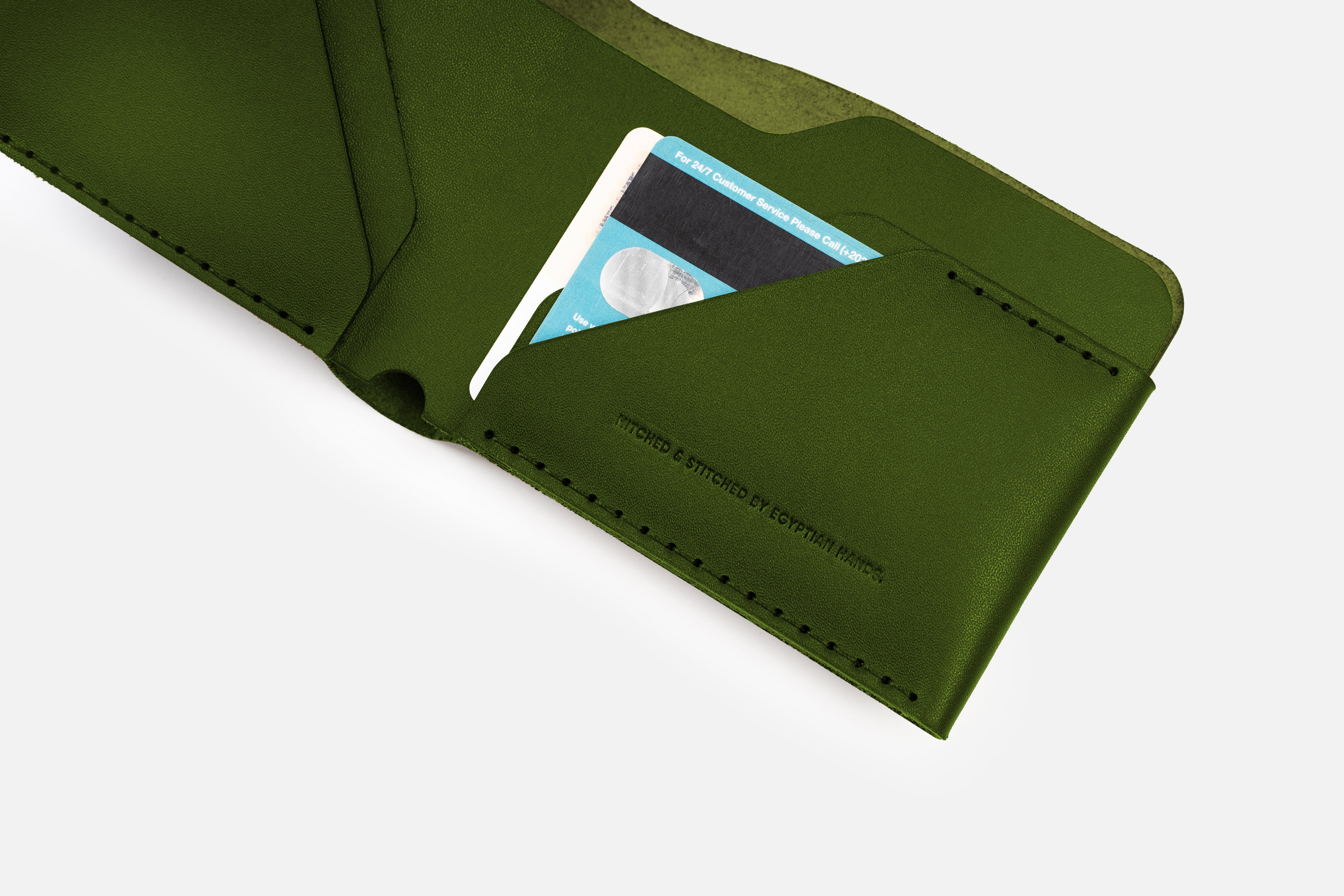 Bifold Cash Wallet - Olive