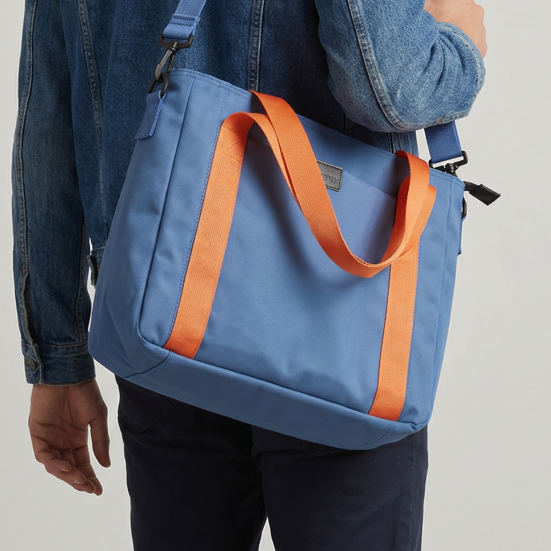 CARRY-ALL Tote Bag - Navy/Orange
