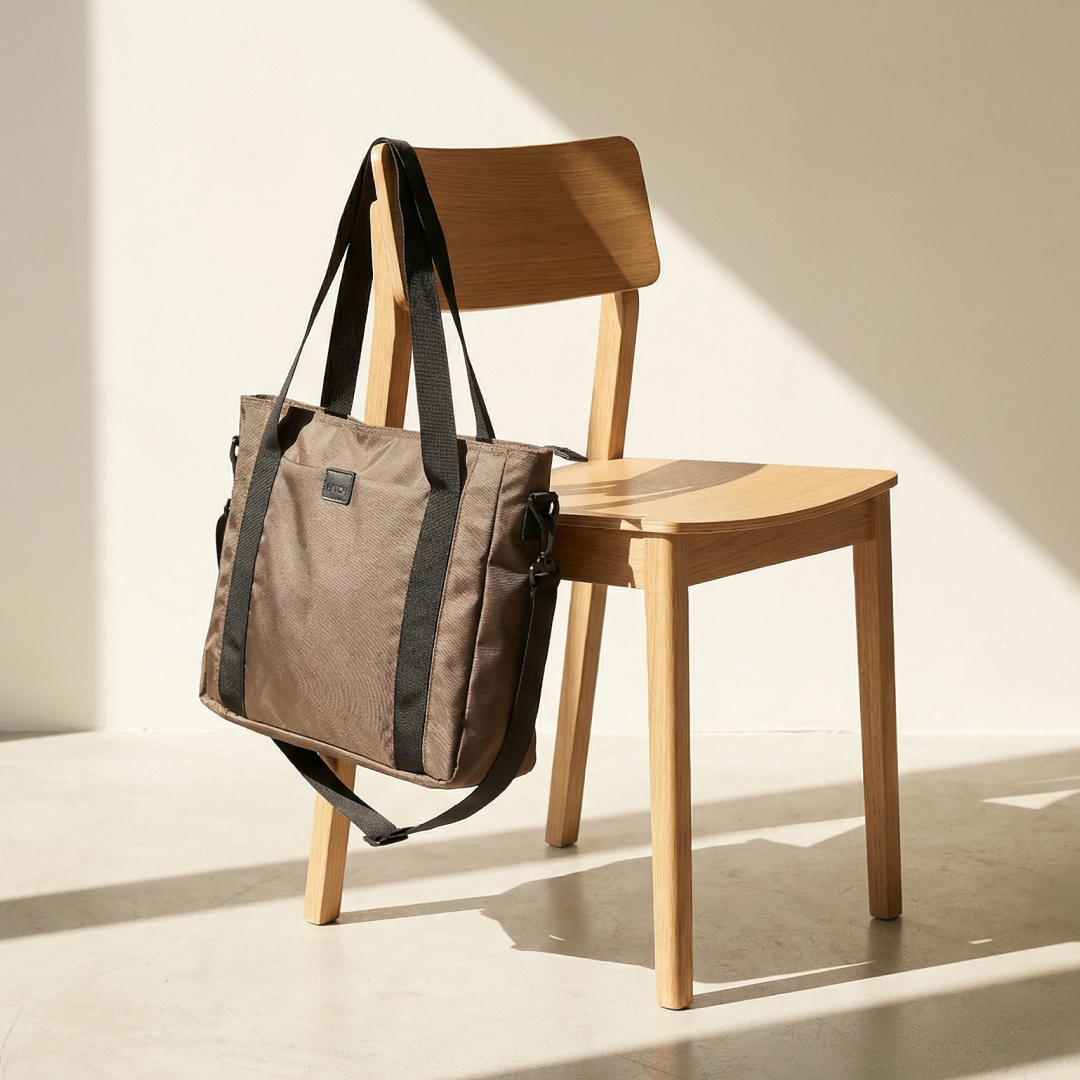 CARRY-ALL Tote Bag - Brown/Olive