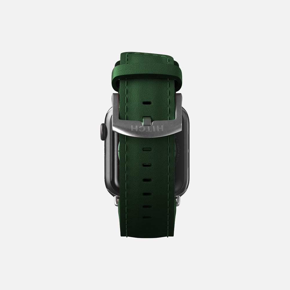 Apple Watch leather strap - Green- 42/44/45/49mm