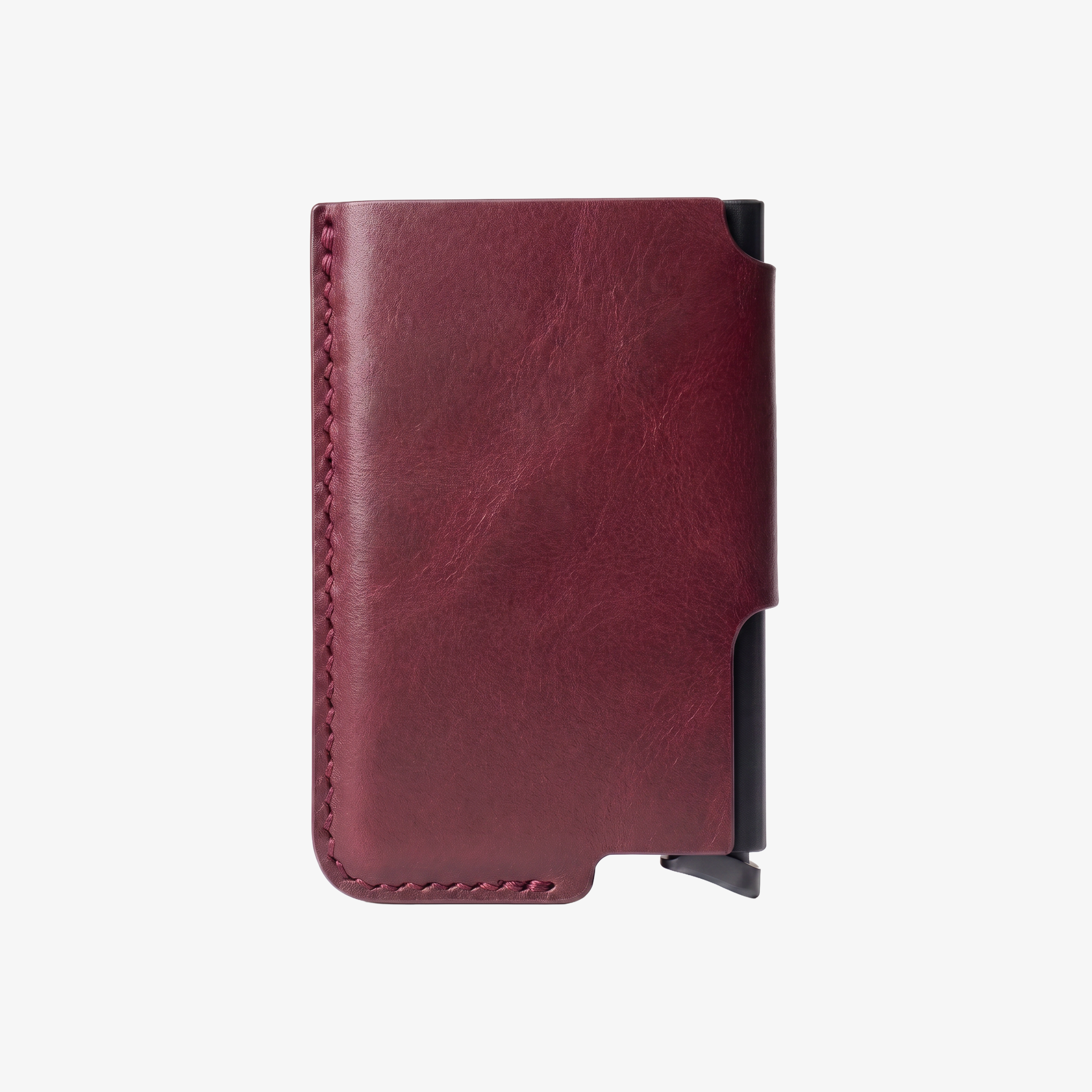 Stack Cardholder - Black / Burgundy