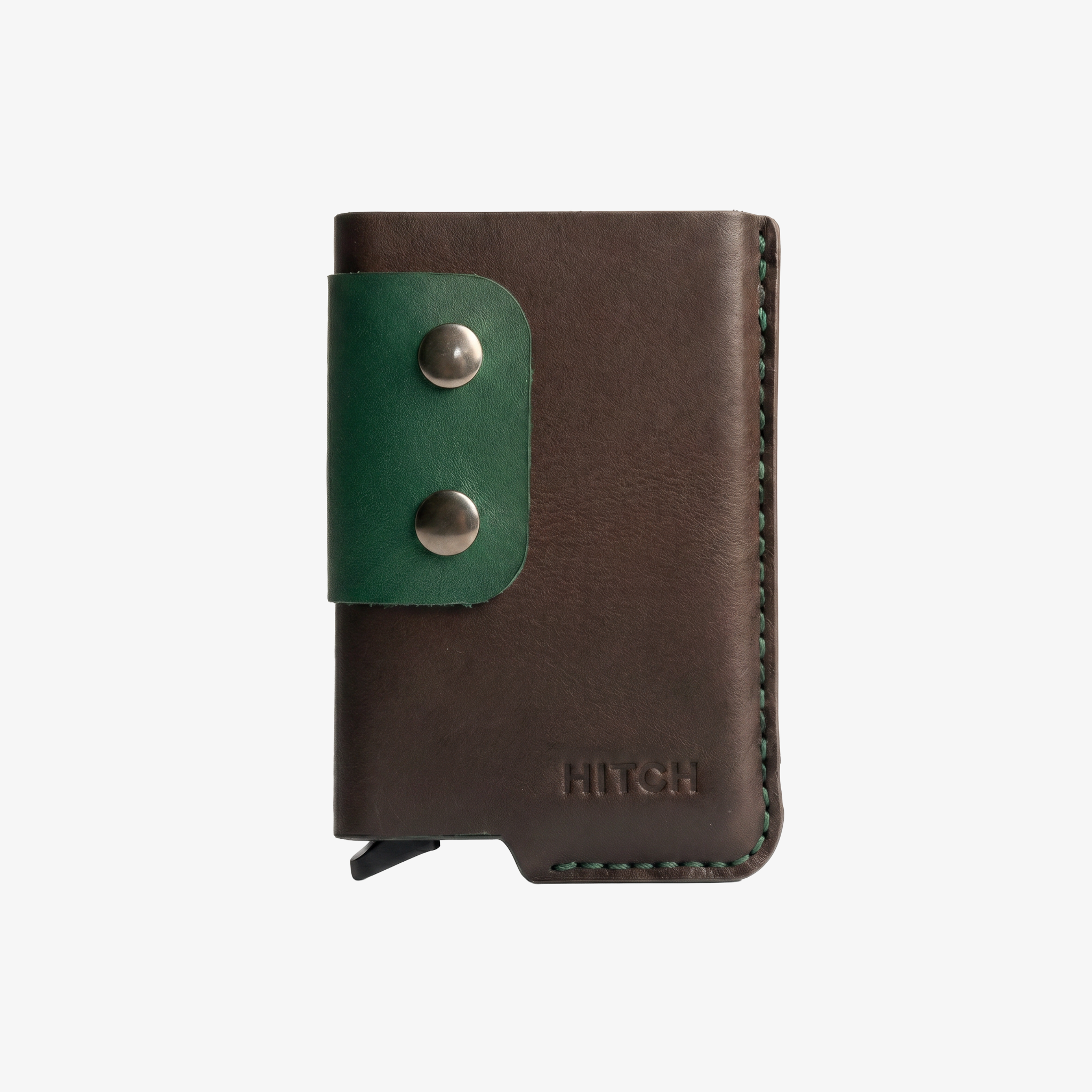 Stack Cardholder - Brown / Green