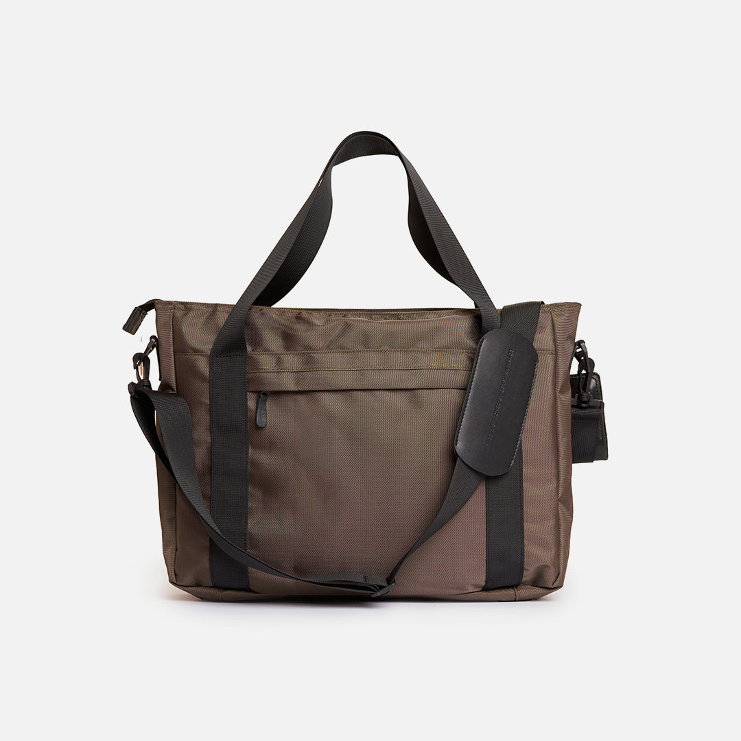 CARRY-ALL Tote Bag - Brown/Olive