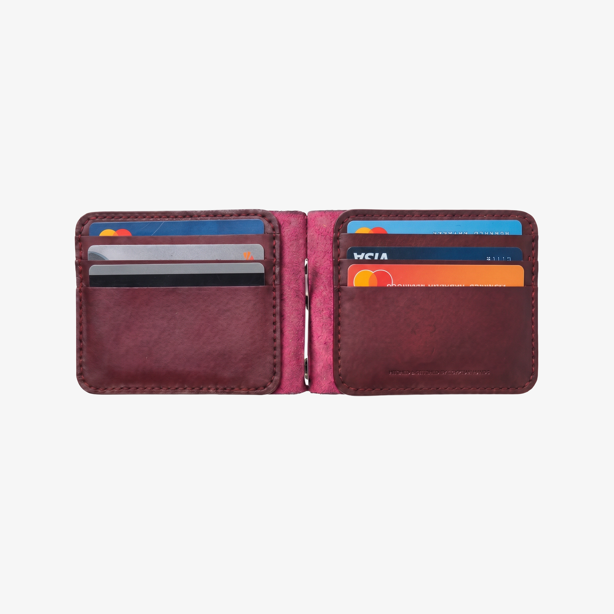 CLIP - Bifold Wallet - Burgundy