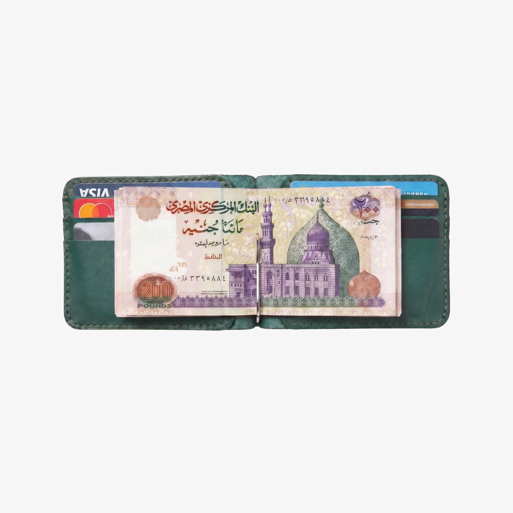 CLIP - Bifold Wallet - Green