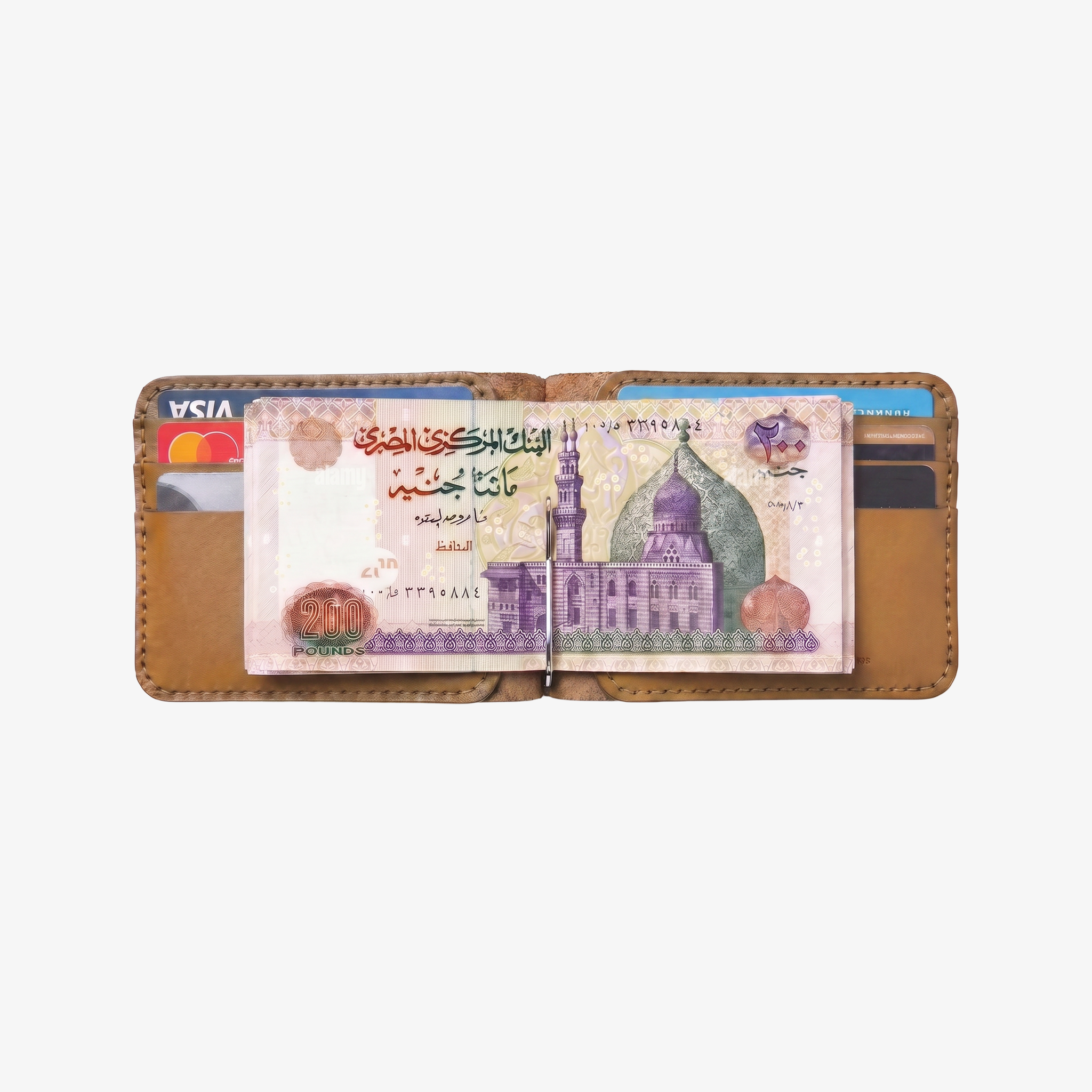 CLIP - Bifold Wallet - Camel