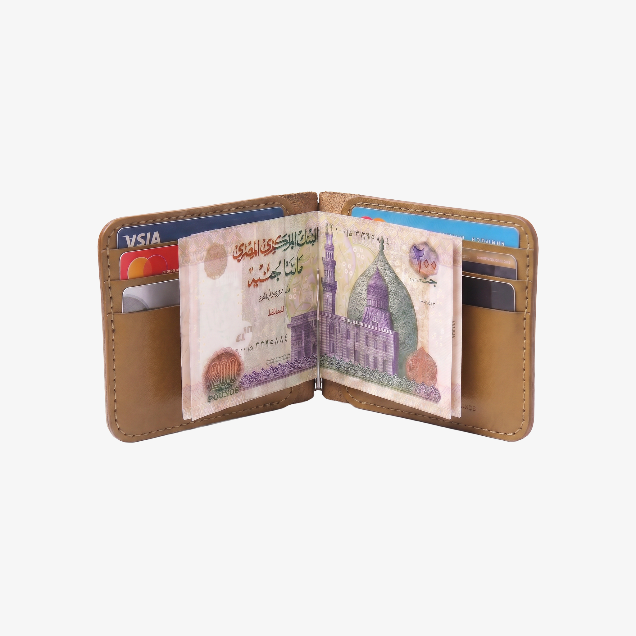 CLIP - Bifold Wallet - Camel