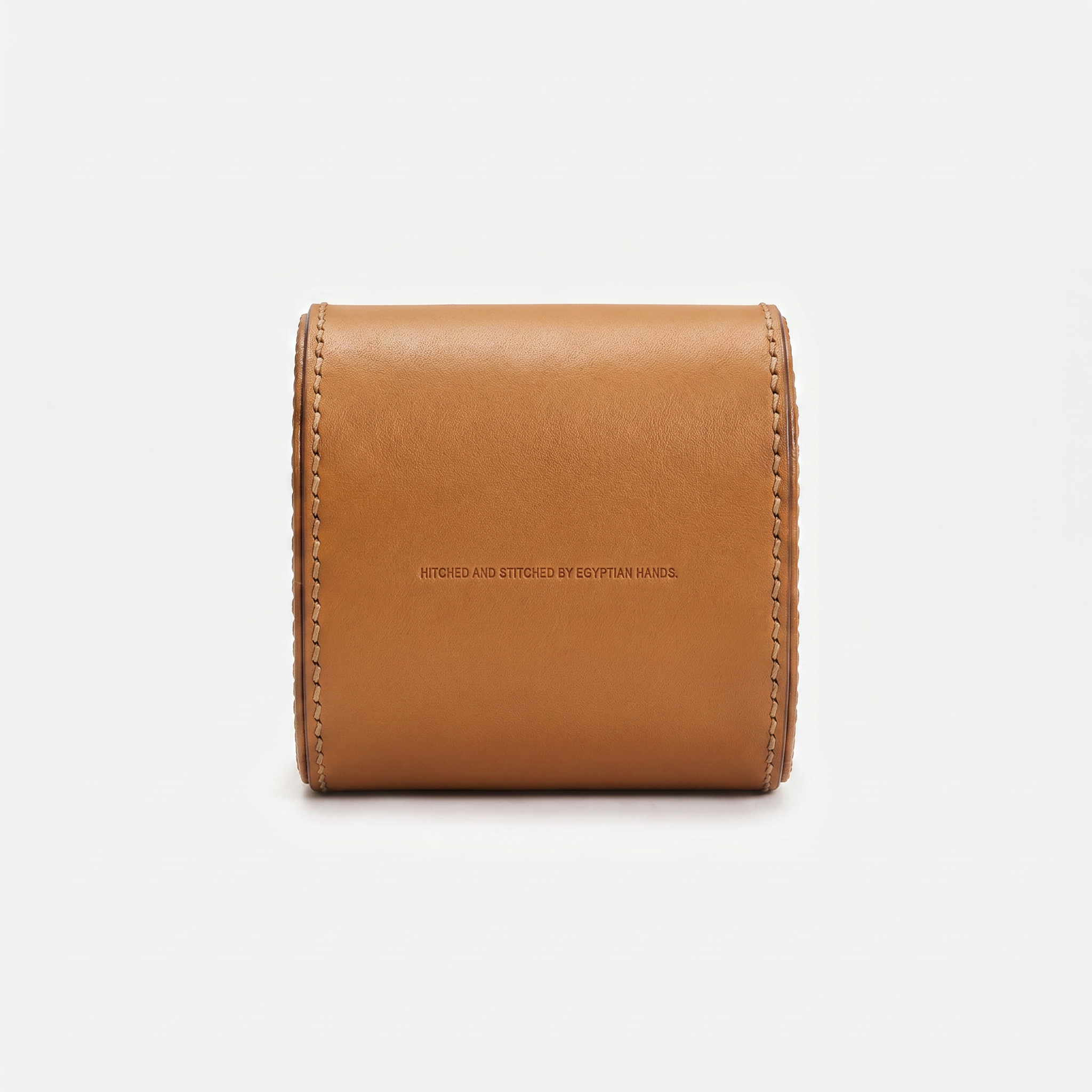 Premium Watch Case - Natural Leather - Fits 1 Watch