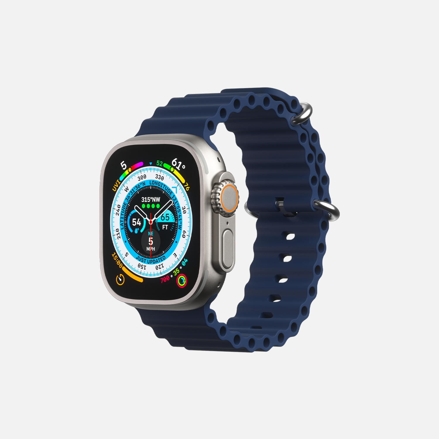 Ocean Band Blue Apple Watch Review Apple Watch Ultra GPS Cellular