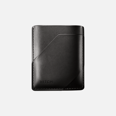 Simple Cardholder - Natural Genuine Leather - Black