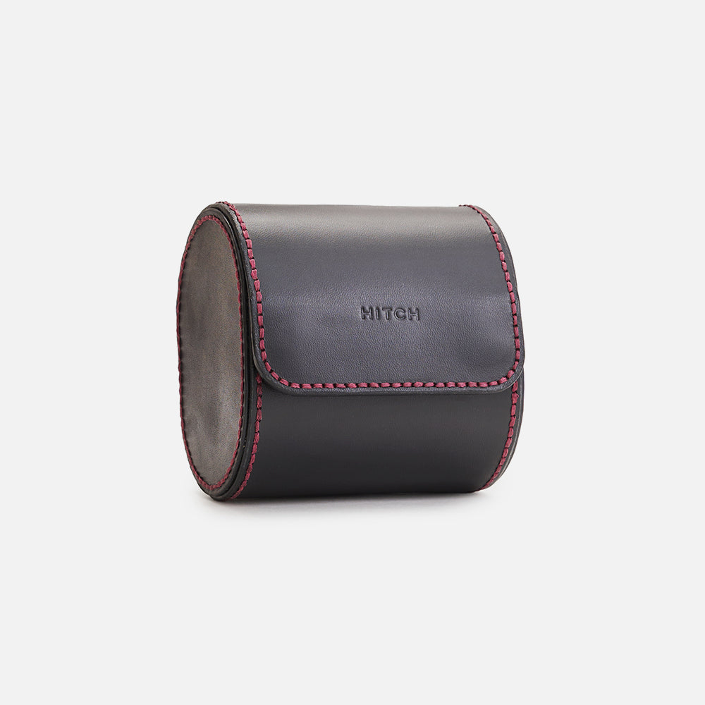 Premium Watch Case - Natural Leather - Fits 1 Watch