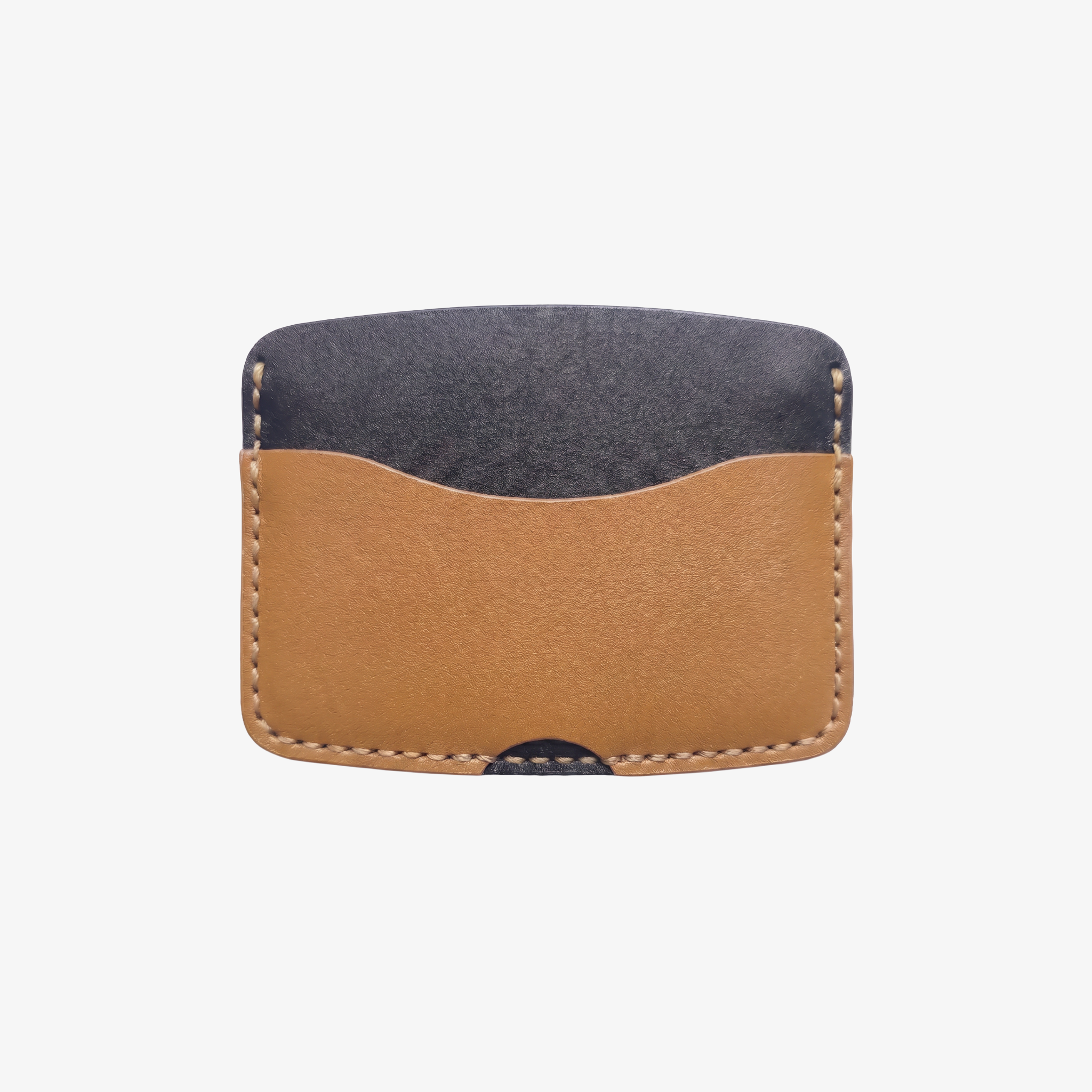 Ripple Cardholder - Black / Camel