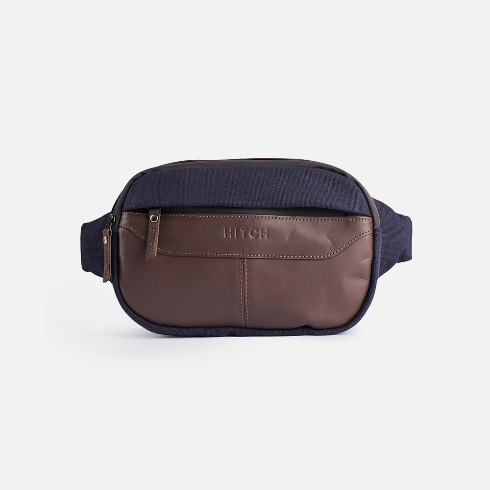 Urban Crossbody - Fanny Pack - Brown/Navy