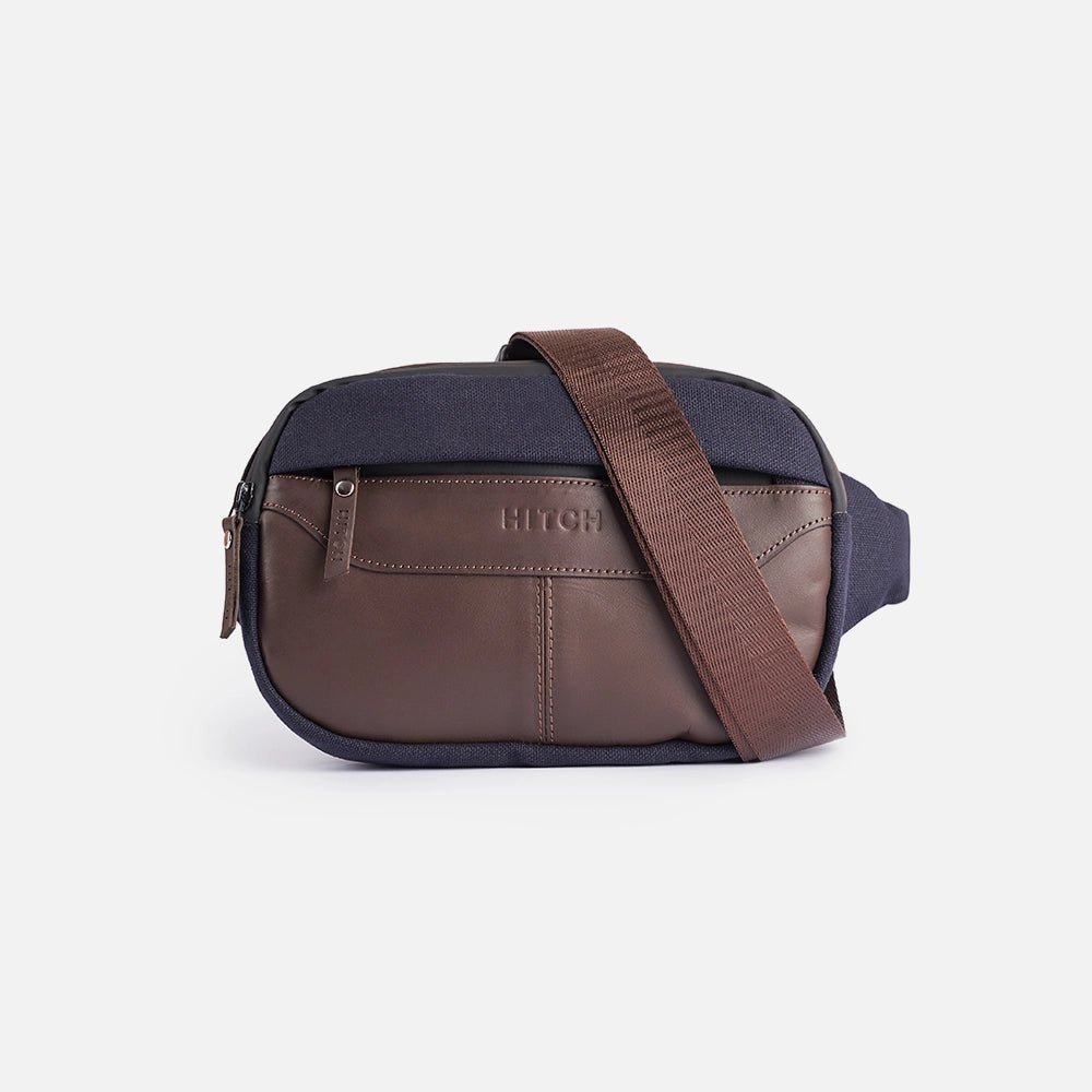 Urban Crossbody - Fanny Pack - Brown/Navy