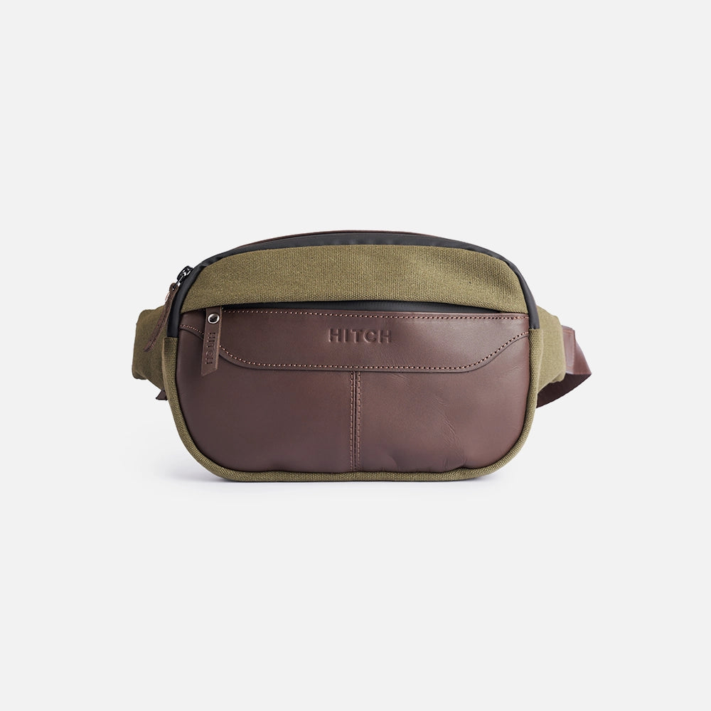 Urban Crossbody - Fanny Pack - Brown/Olive