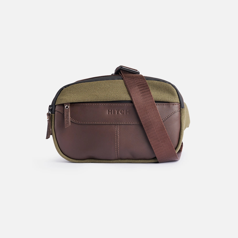 Urban Crossbody - Fanny Pack - Brown/Olive