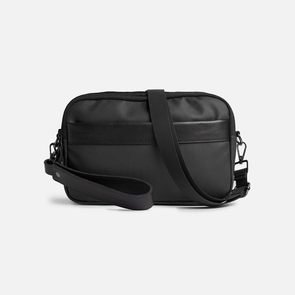 Flux — Urban Crossbody Bag - Black