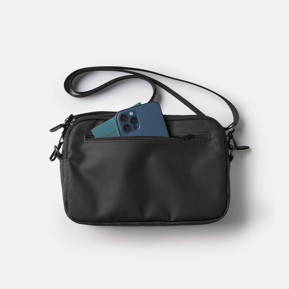 Flux — Urban Crossbody Bag - Black