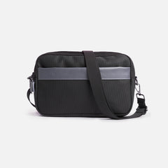 Flux — Urban Crossbody Bag - Black/Gray