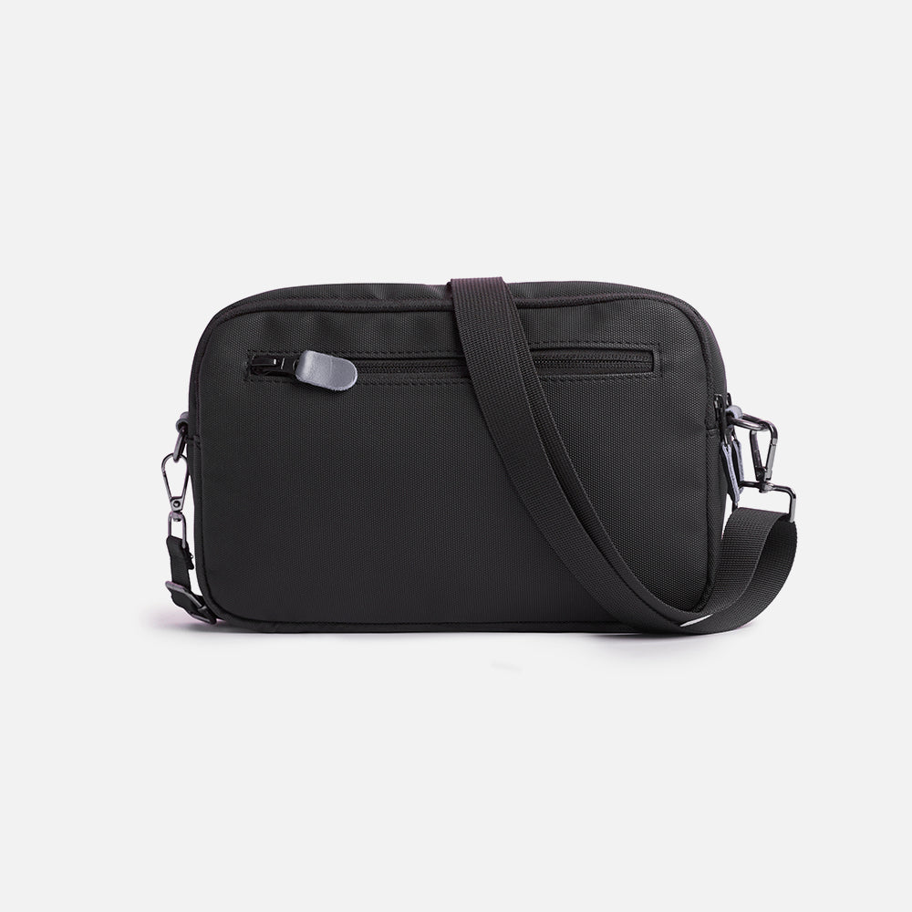 Flux — Urban Crossbody Bag - Black/Gray