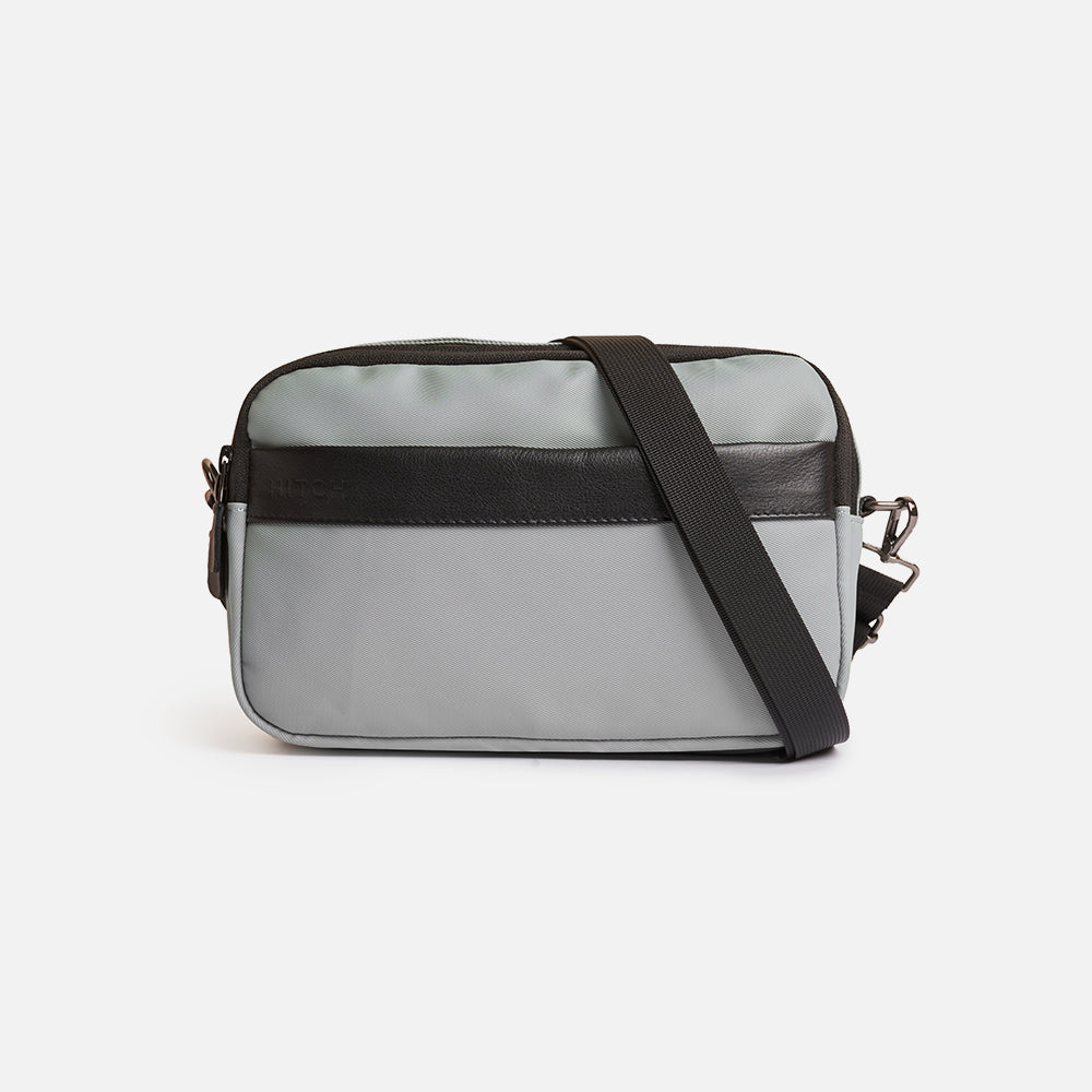Flux — Urban Crossbody Bag - Gray/Black