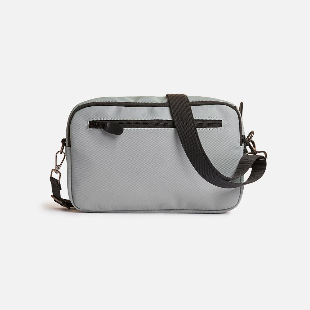 Flux — Urban Crossbody Bag - Gray/Black