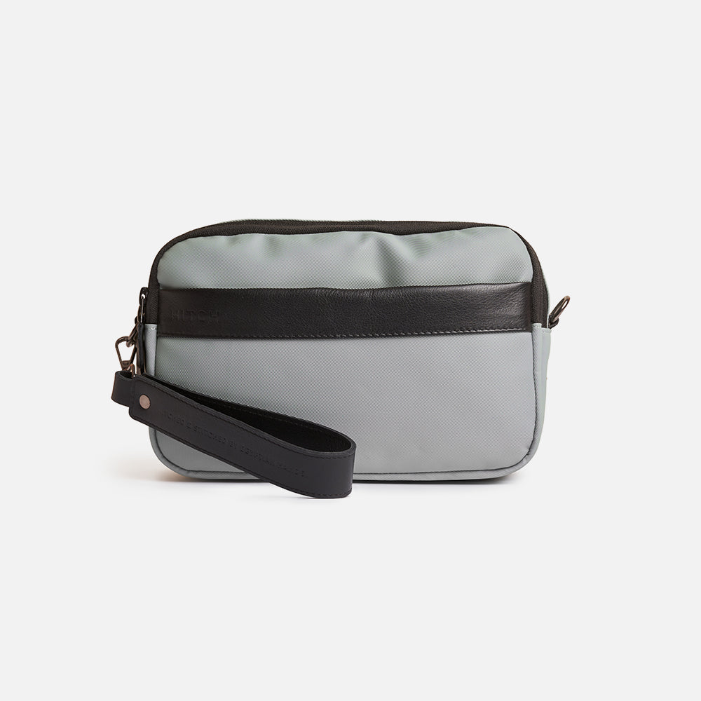 Flux — Urban Crossbody Bag - Gray/Black