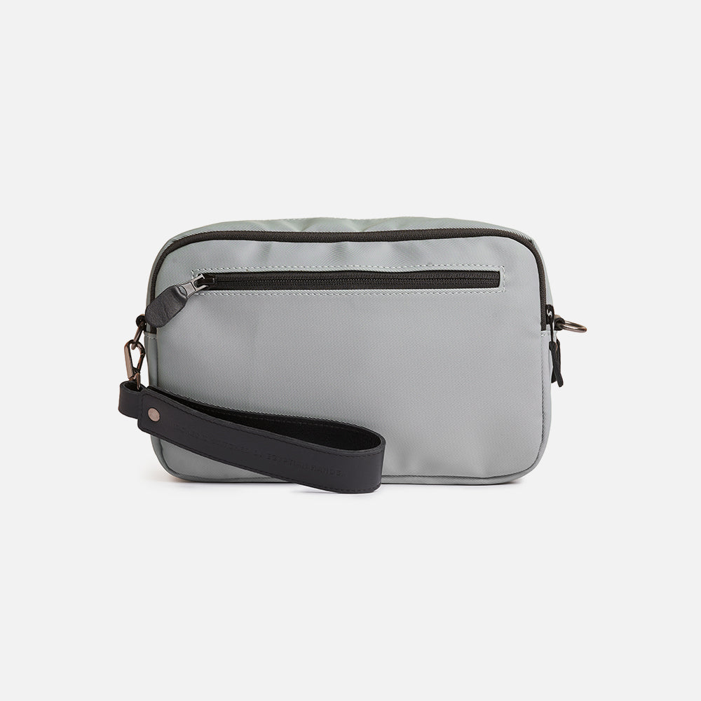 Flux — Urban Crossbody Bag - Gray/Black