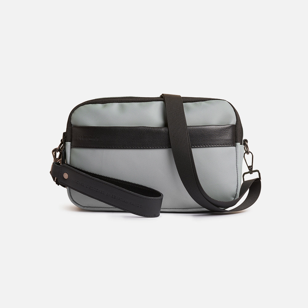 Flux — Urban Crossbody Bag - Gray/Black