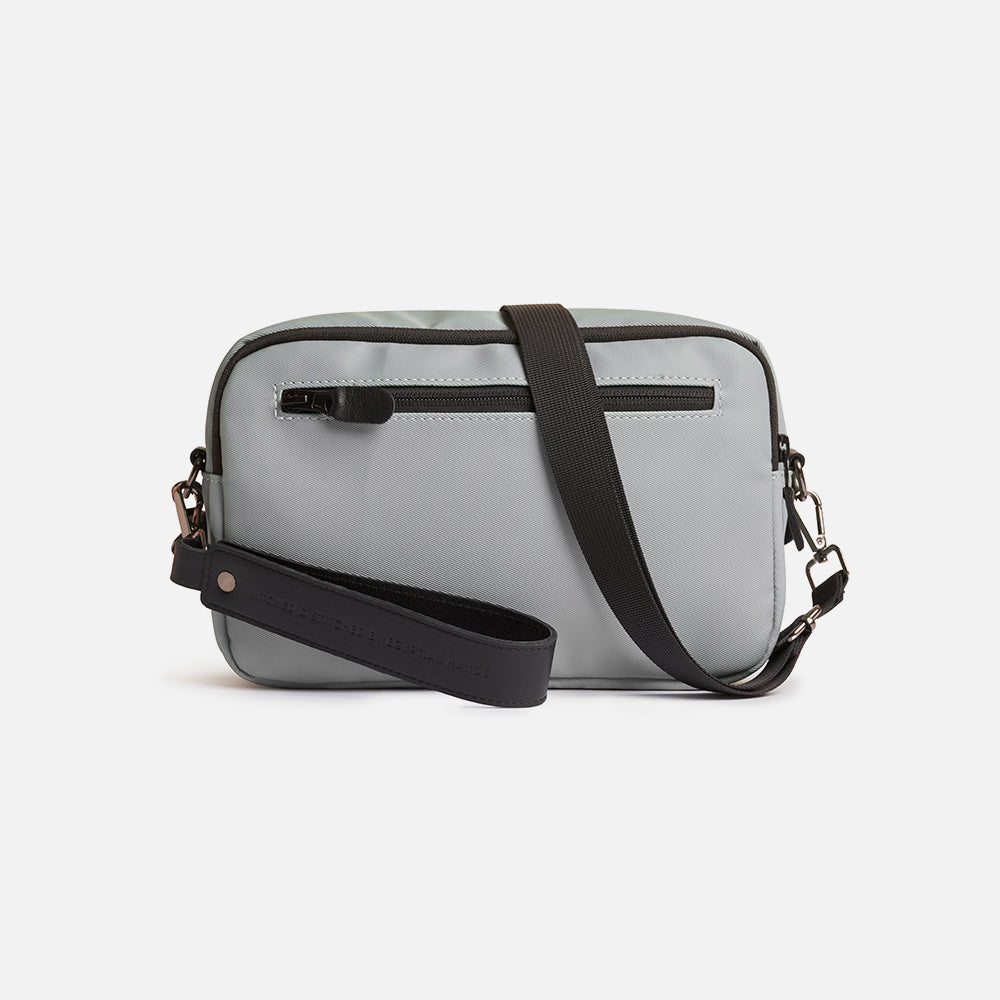 Flux — Urban Crossbody Bag - Gray/Black