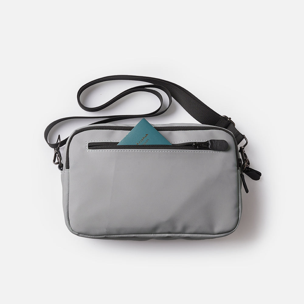 Flux — Urban Crossbody Bag - Gray/Black