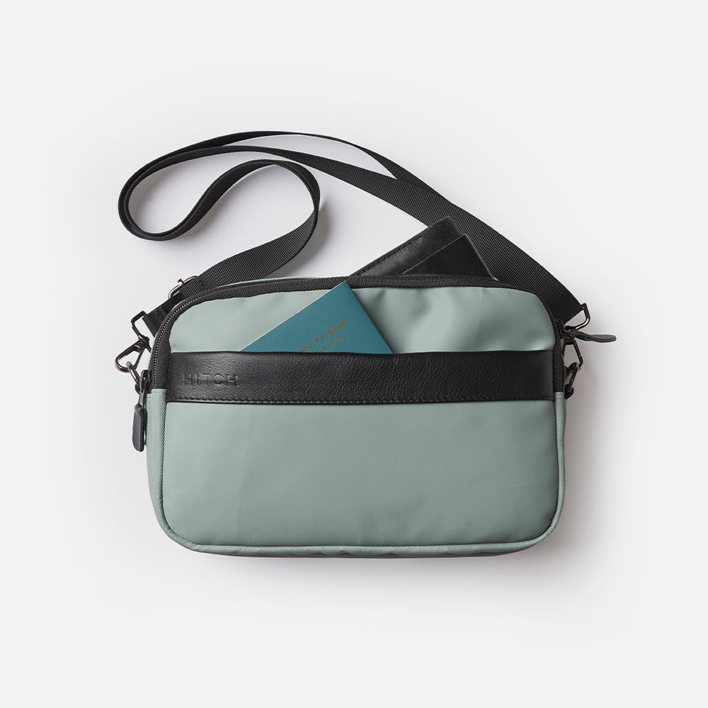 Flux — Urban Crossbody Bag - Soft teal