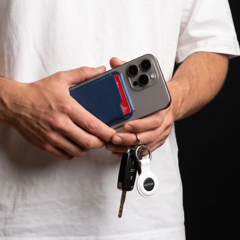 FindMe Card Holder holding five cards