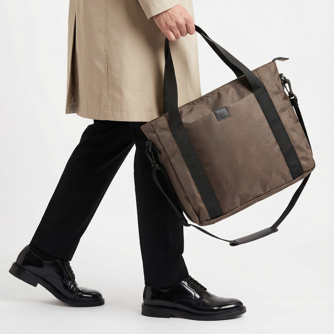 CARRY-ALL Tote Bag - Brown/Olive