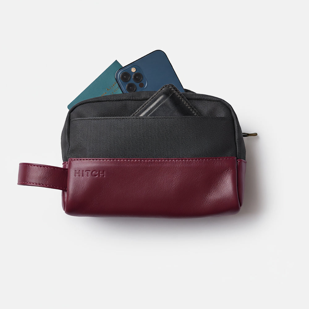 Pack — Compact Kit Bag - Black/Burgundy
