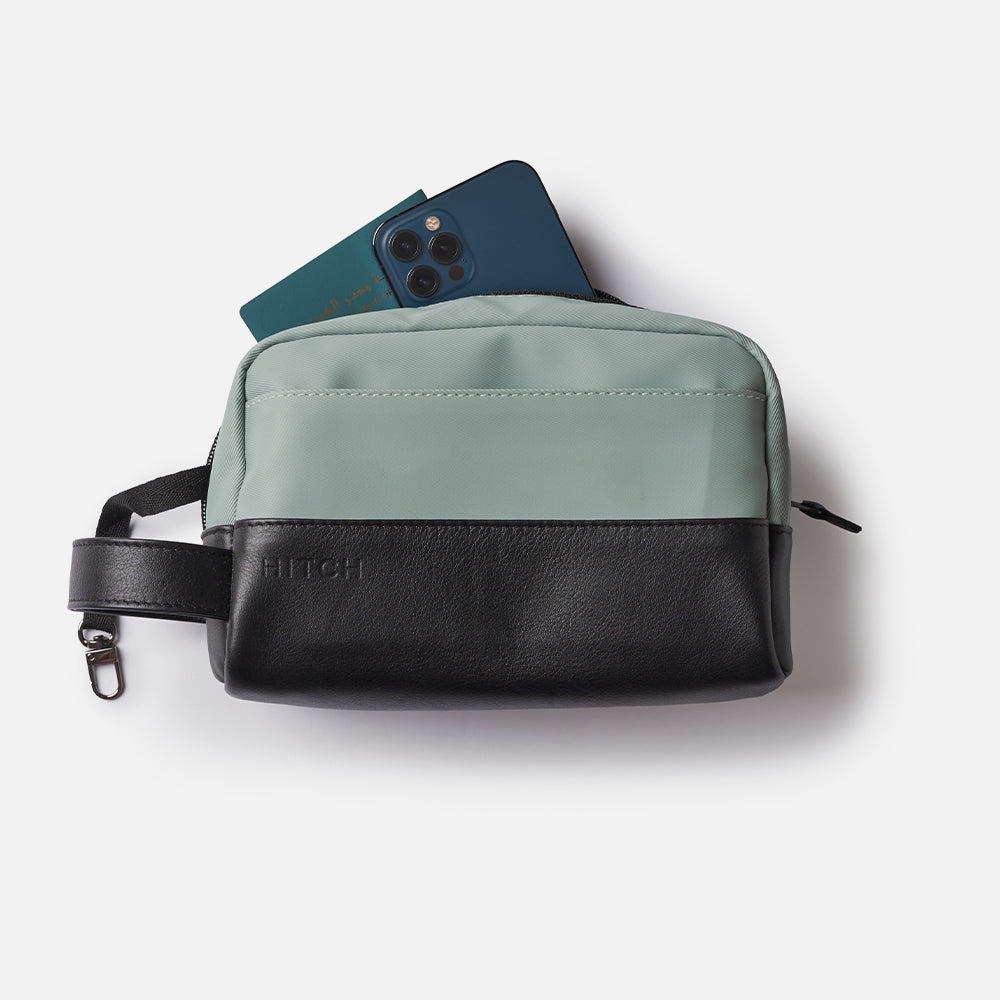 Pack — Compact Kit Bag - Soft teal/Black