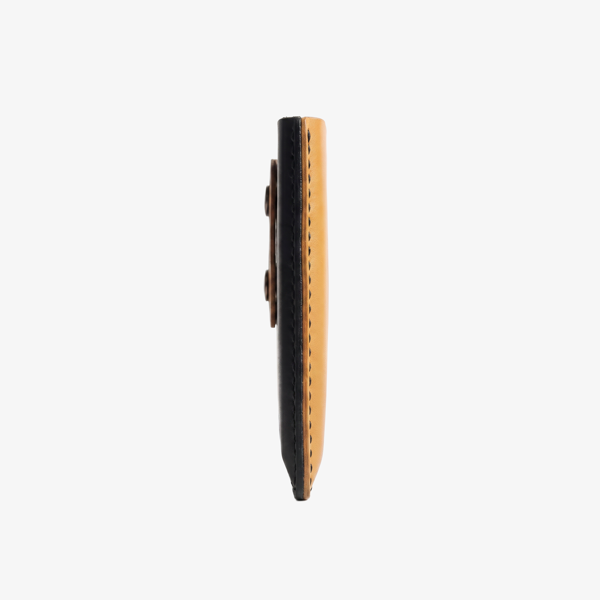 Stack Cardholder - Black / Camel