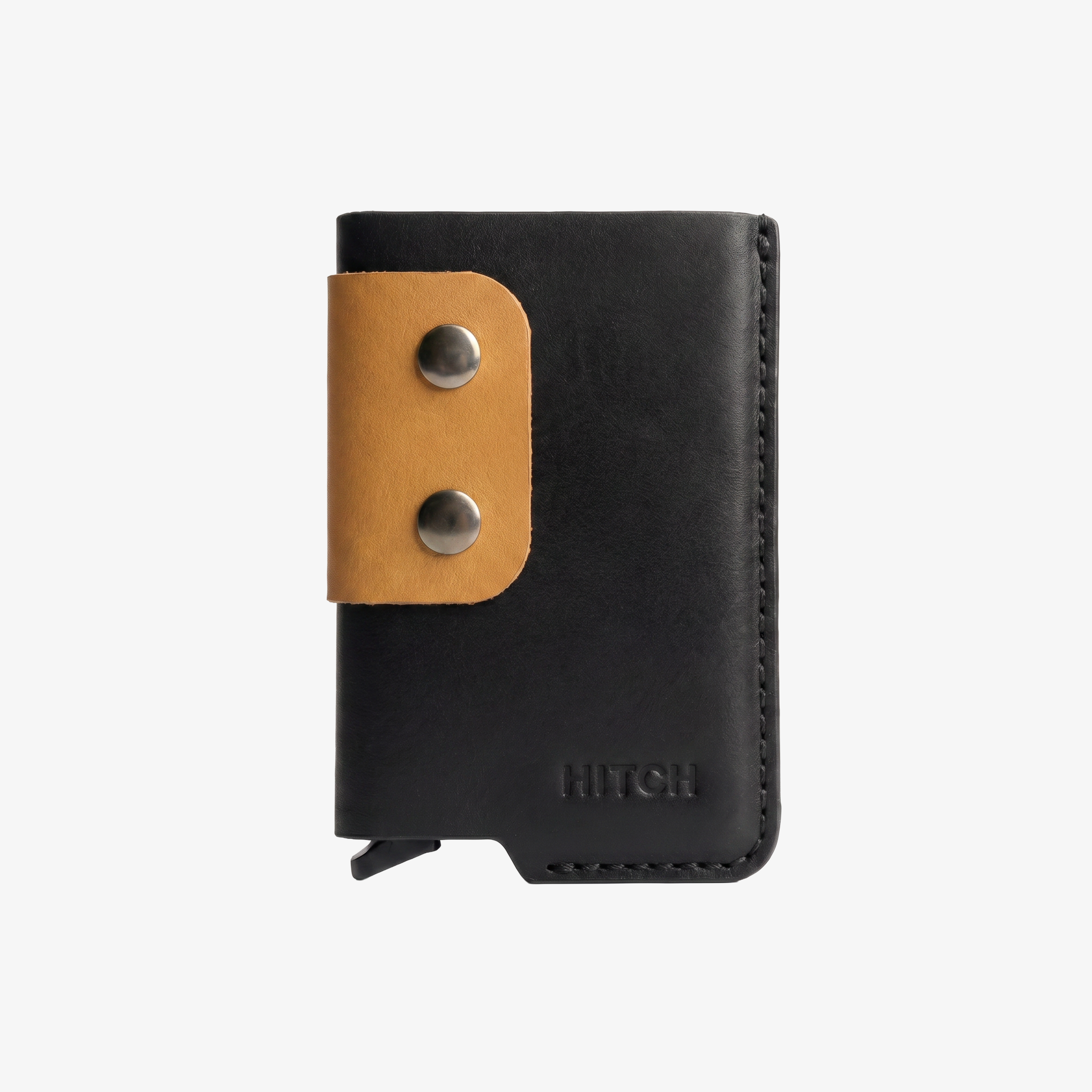 Stack Cardholder - Black / Camel
