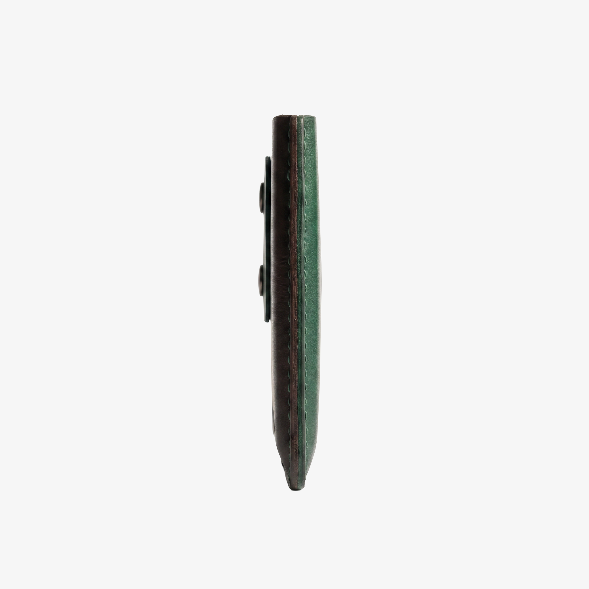 Stack Cardholder - Brown / Green