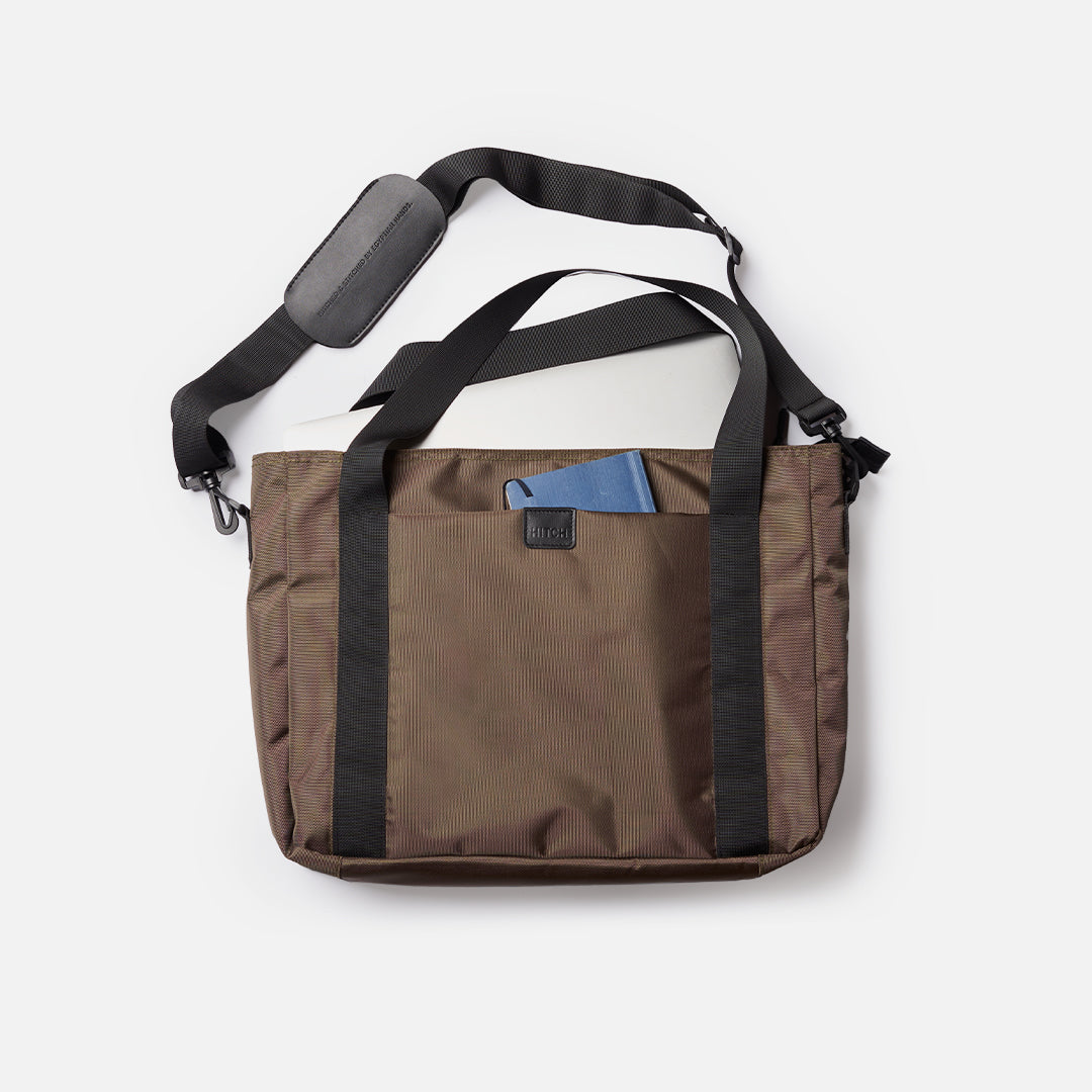 CARRY-ALL Tote Bag - Brown/Olive