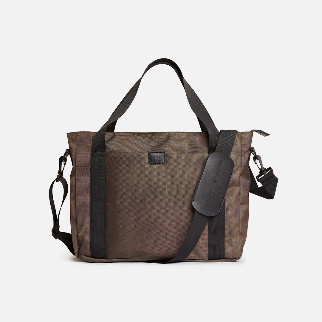 CARRY-ALL Tote Bag - Brown/Olive