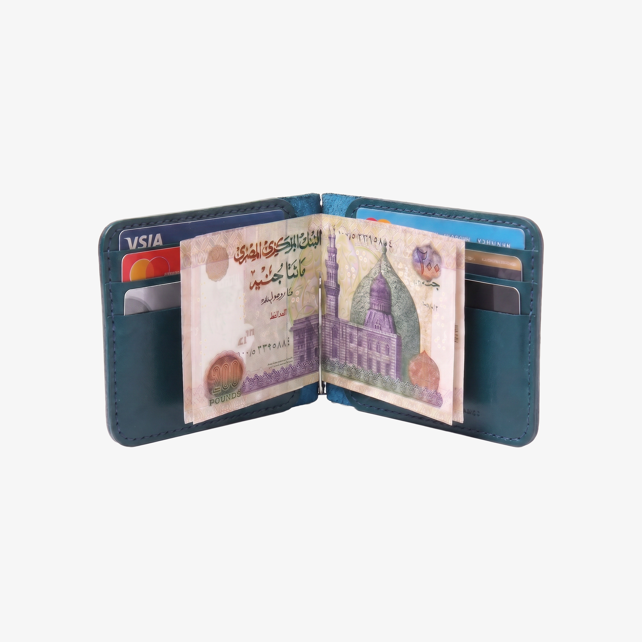 CLIP - Bifold Wallet - Blue