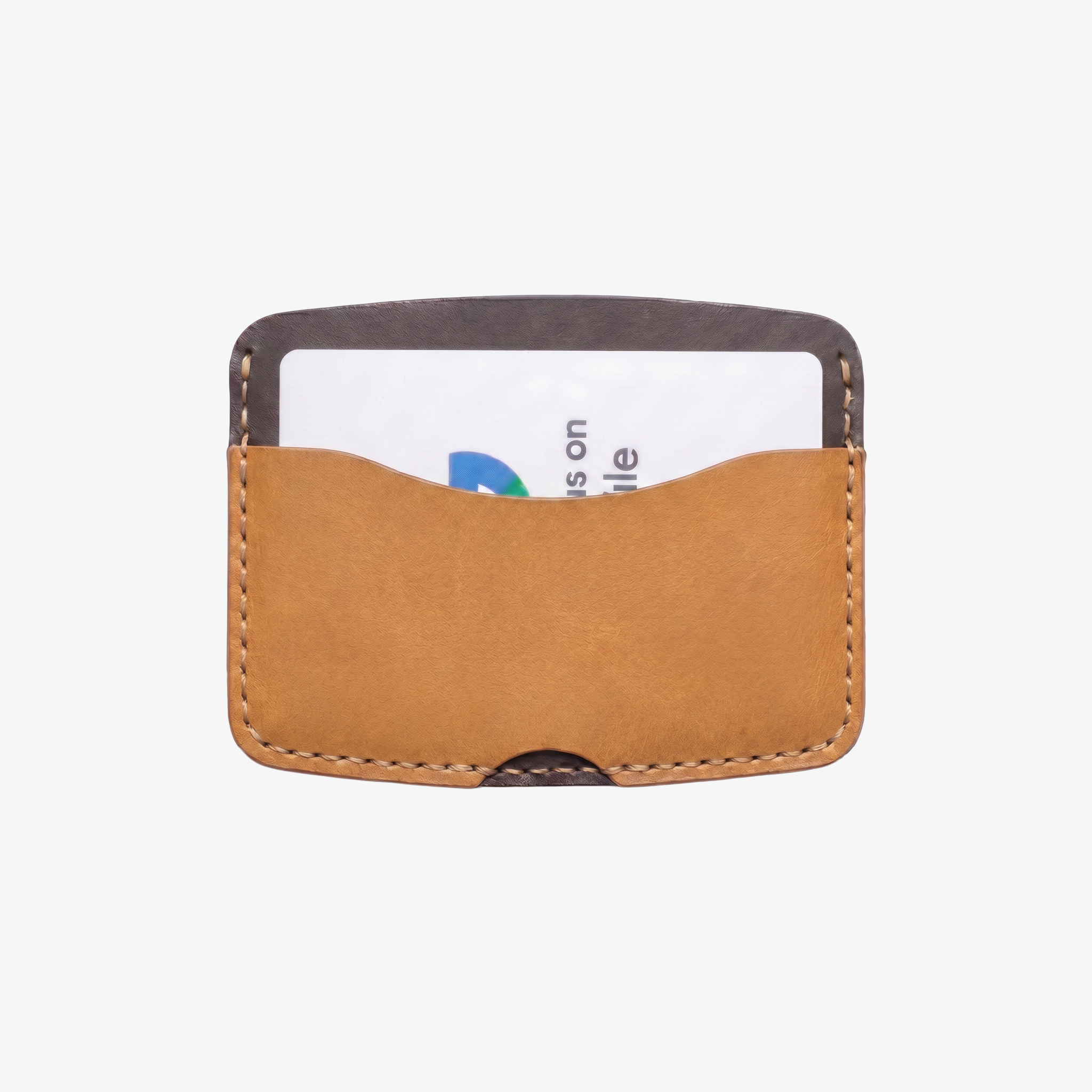 Ripple Cardholder - Brown / Camel