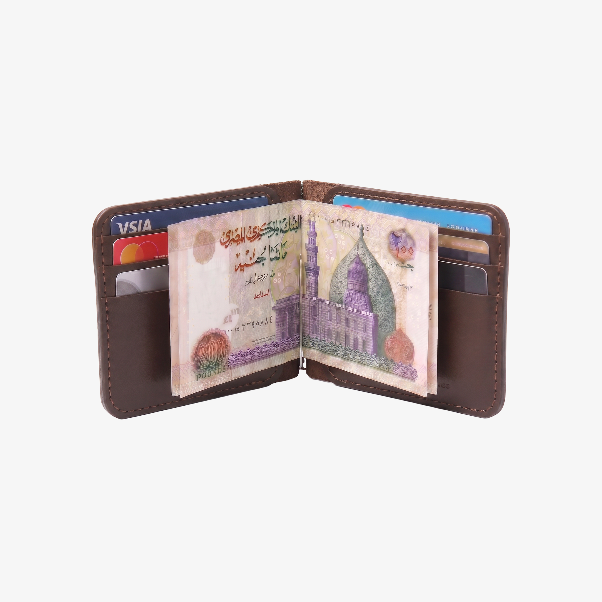 CLIP - Bifold Wallet - Brown
